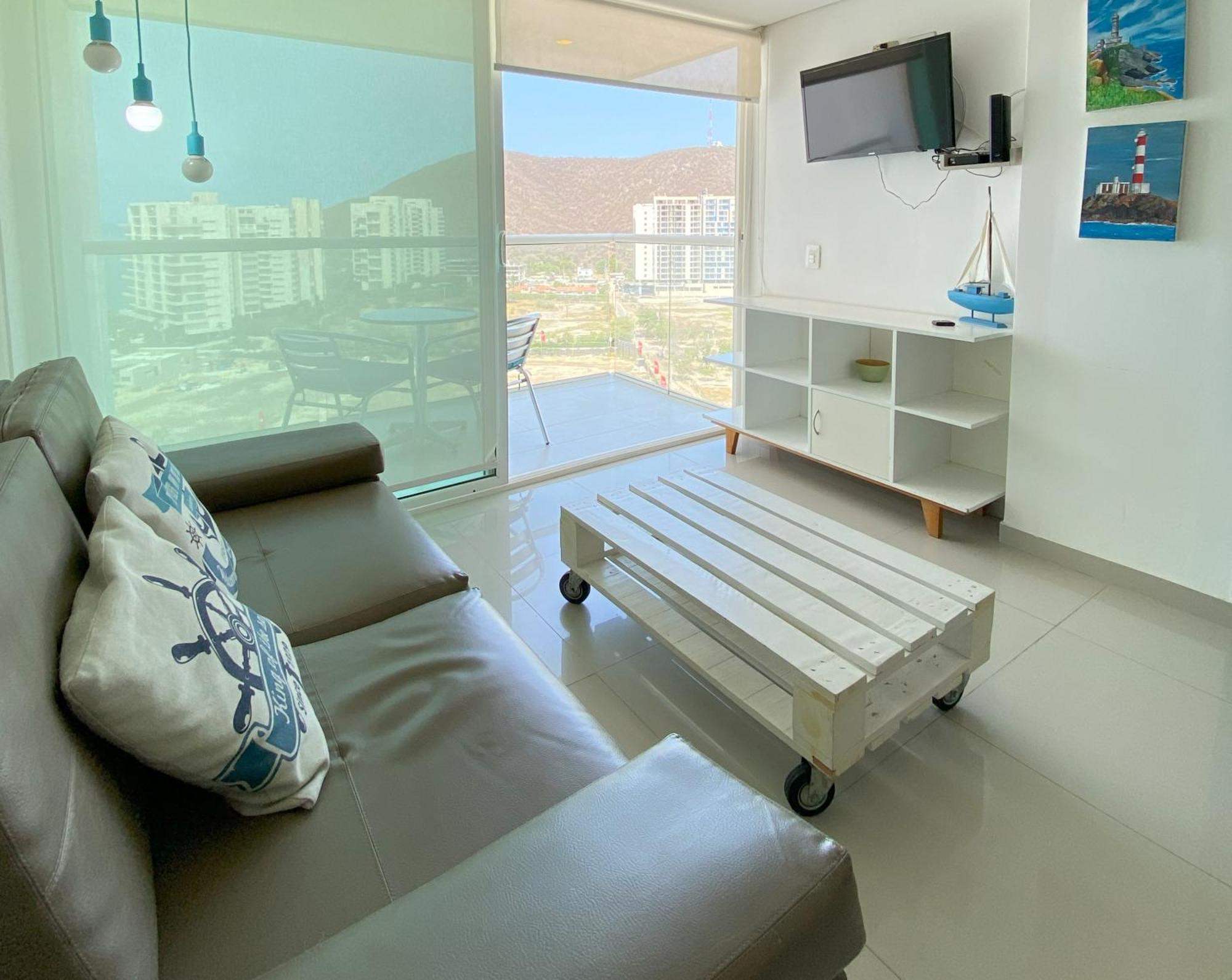 Edificio Areia En Pozos Colorados, Apto 2 Habitaciones 2 Banos Santa Marta  Extérieur photo